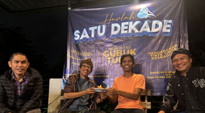 Satu Dekade Gubuk Tulis “Reset Gubuk Tulis”: Tandai Era Baru Gerakan Literasi di Malang